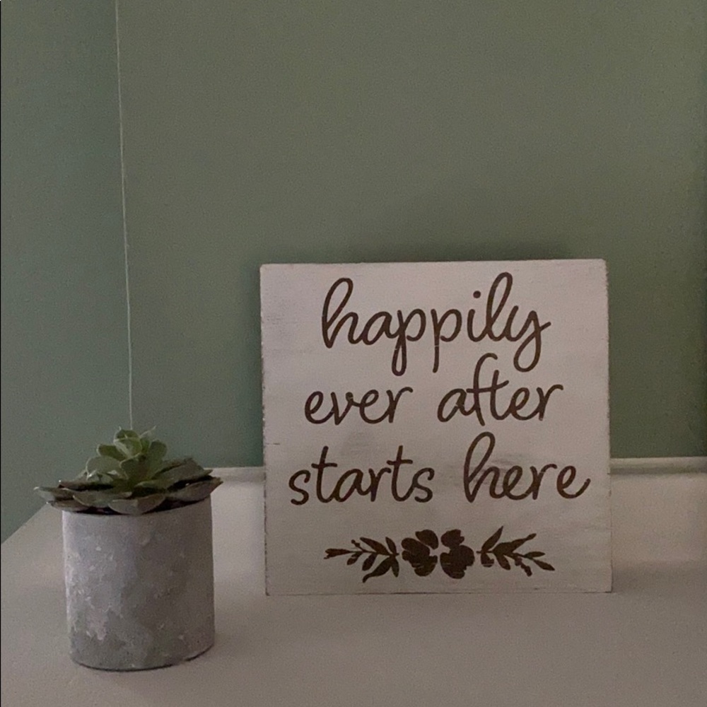 Happily ever after sign
